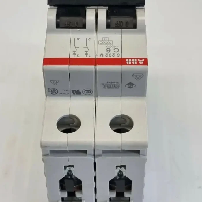 ABB S202M C6 Miniature Circuit Breaker (MCB)