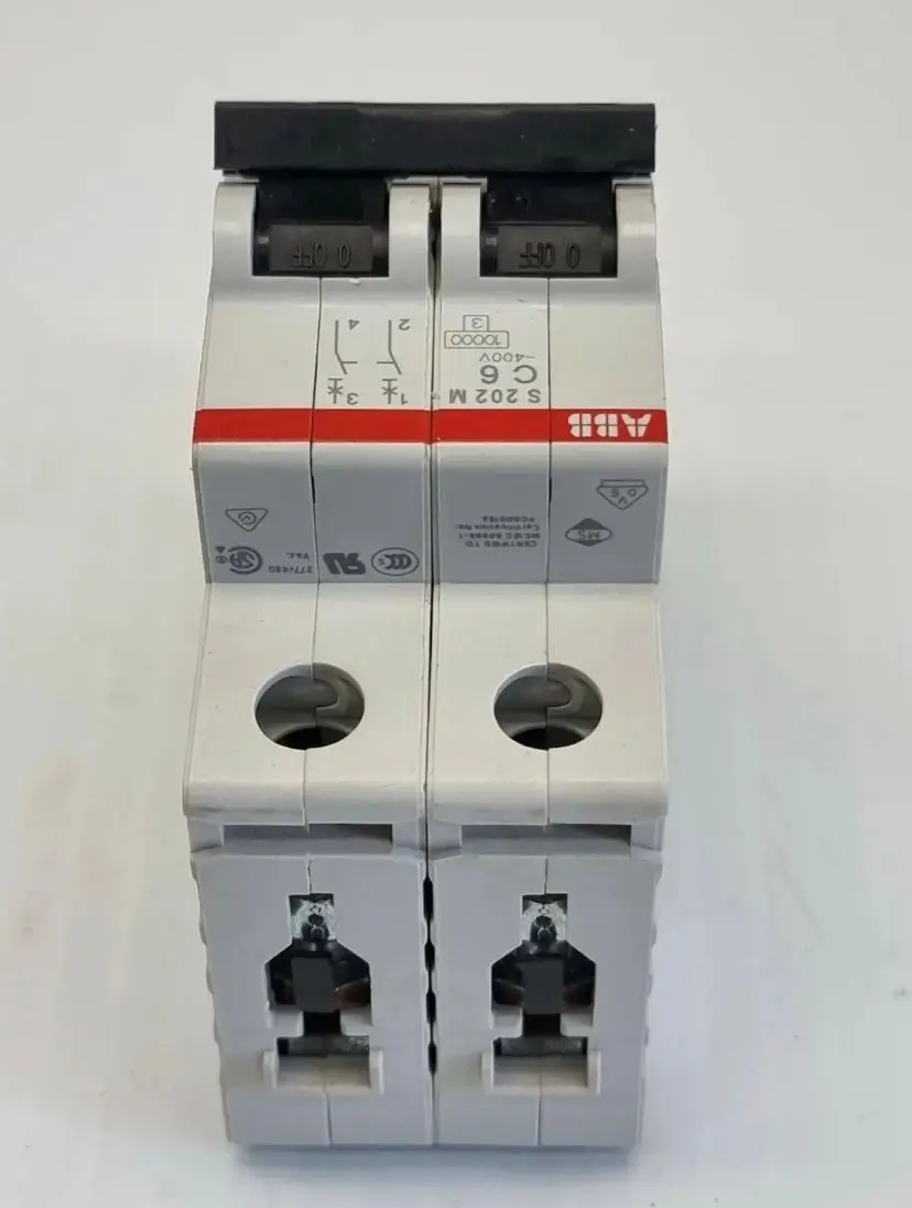 ABB S202M C6 Miniature Circuit Breaker (MCB)
