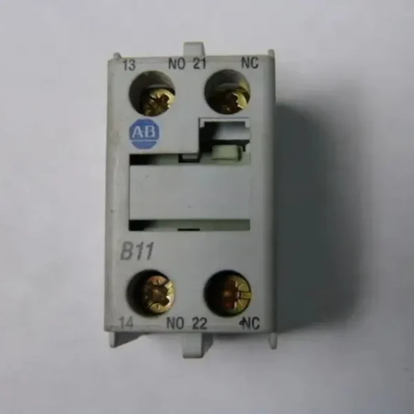 Allen-Bradley 100-FB11 Front Mount Auxiliary Contact Block (1NO + 1NC)