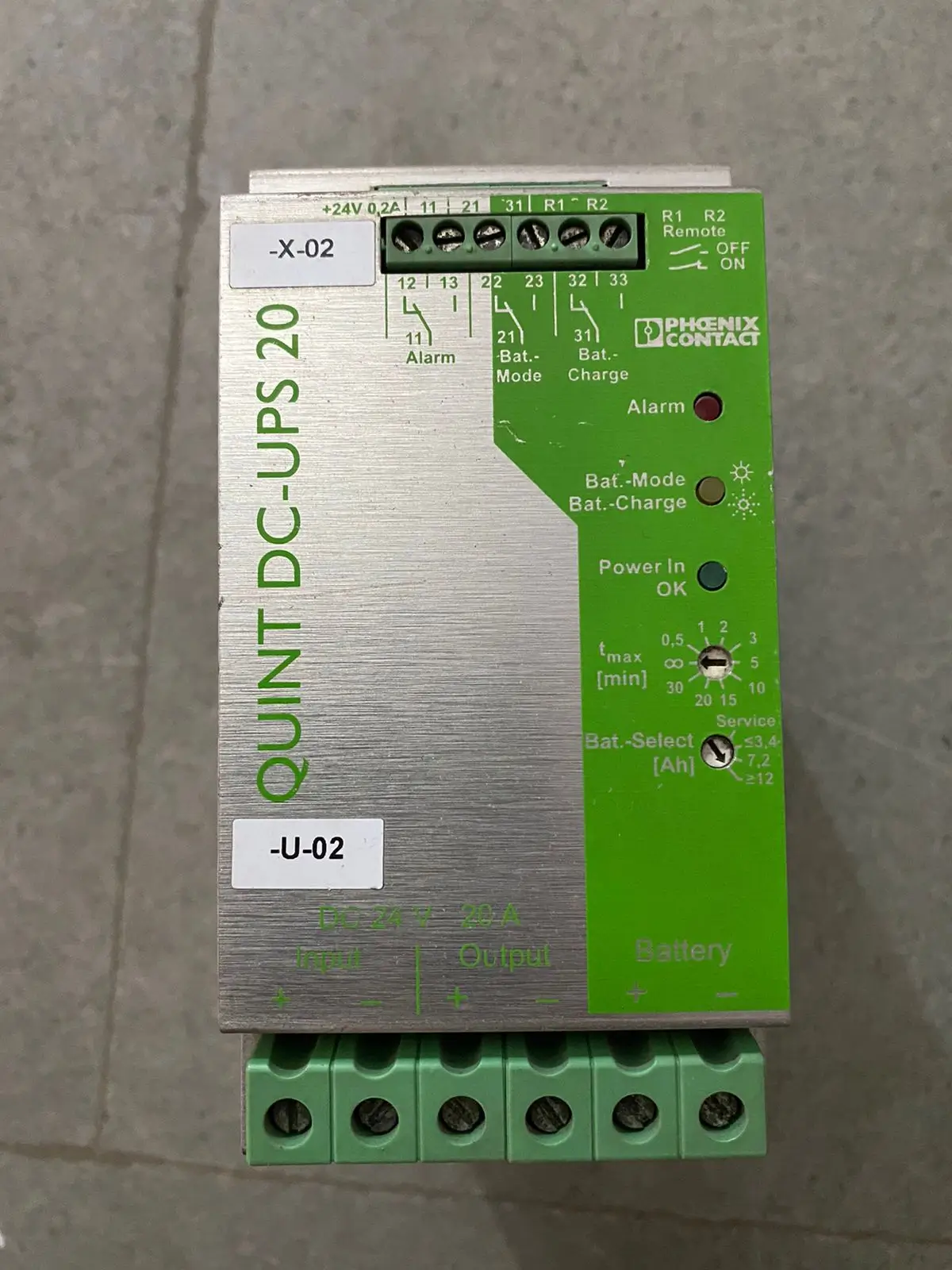 Phoenix Contact QUINT-DC-UPS/24DC/20 DC UPS Power Supply